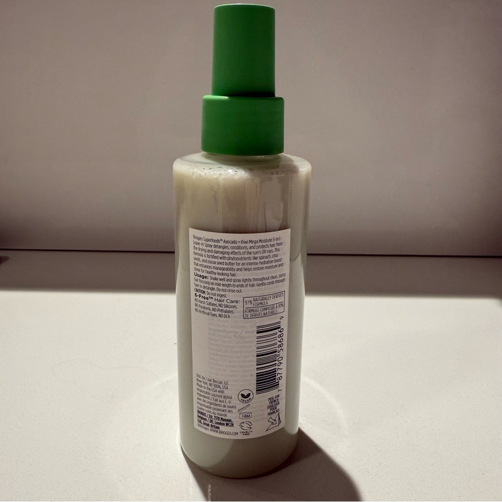 Briogeo Superfoods Avocado + Kiwi Moisture Leave-In Conditioner - Picture 2 of 3